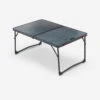 Quechua TABLE BASSE PLIANTE DE CAMPING - MH100 - GRISE -Quechua Boutique table basse pliante de camping mh100 grise