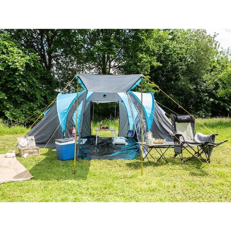 Tente Dôme Hammerfest 4 Plus - Camping - 2 Cabines - 4 Personnes - 2 Entrées 2 Tente Dôme Hammerfest 4 Plus - Camping - 2 Cabines - 4 Personnes - 2 Entrées – Image 2