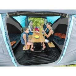 Tente Dôme Hammerfest 4 Sleeper Protect - Sol Cousu - 4 Pers - 2 Cabines Noires -Quechua Boutique tente dome hammerfest 4 sleeper protect sol cousu 4 pers 2 cabines noires 2