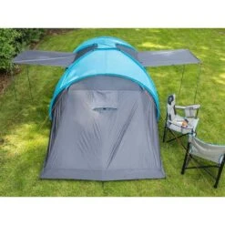 Tente Dôme Hammerfest 4 Sleeper Protect - Sol Cousu - 4 Pers - 2 Cabines Noires -Quechua Boutique tente dome hammerfest 4 sleeper protect sol cousu 4 pers 2 cabines noires 4