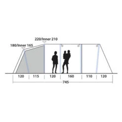 Tente Gonflable Outwell Knightdale 8PA 8 Tente Gonflable Outwell Knightdale 8PA -Quechua Boutique tente gonflable outwell knightdale 8pa 3